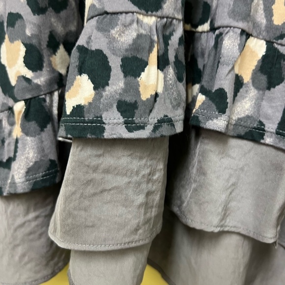 LOGO Multicolor Leopard Print Long Sleeve Top - Picture 11 of 11